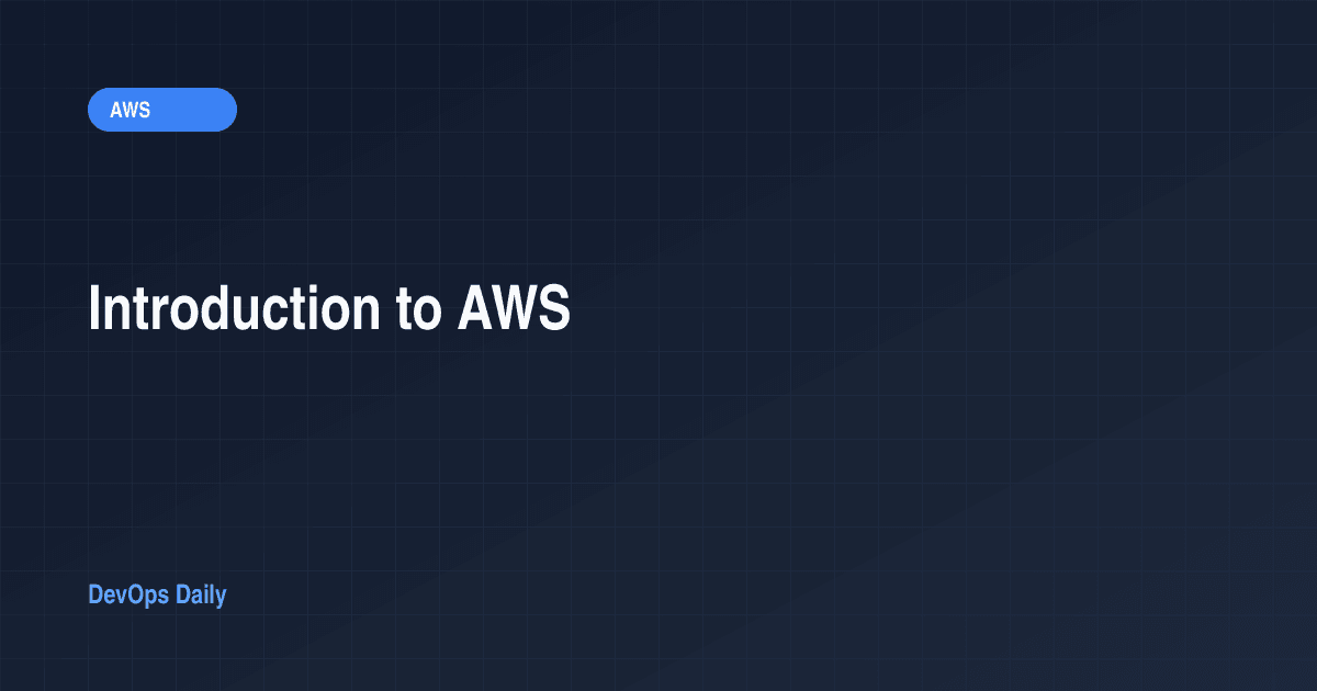 Introduction to AWS